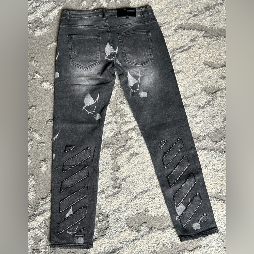 Off-White black denim jeans